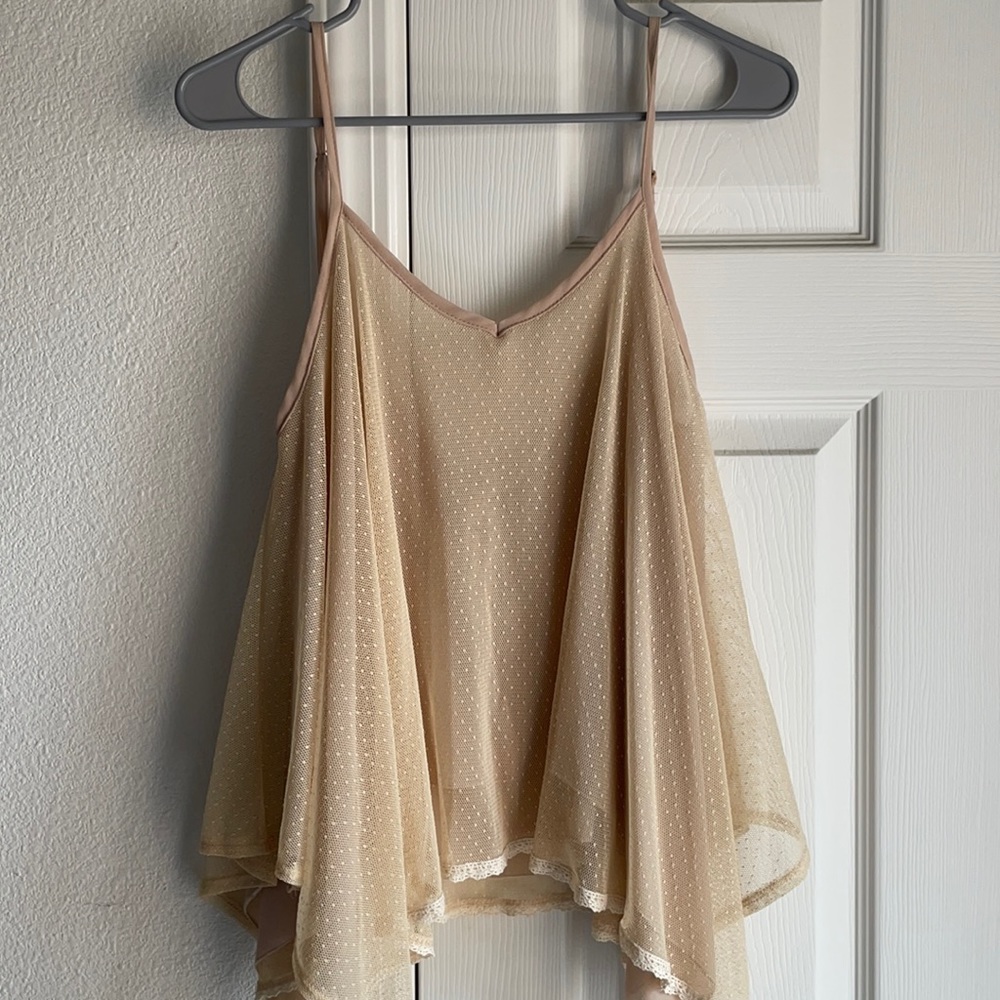 Feminine polkadot blouse